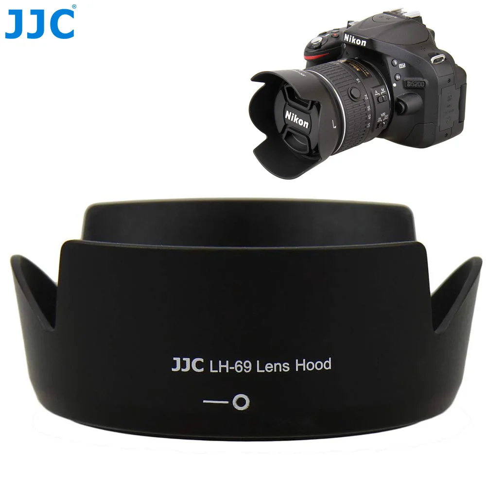 

JJC Camera Flower Bayonet Lens Hood for Nikon AF-S DX NIKKOR 18-55mm f/3.5-5.6G VR II Lens Replaces Nikon HB-69 Lens Shade