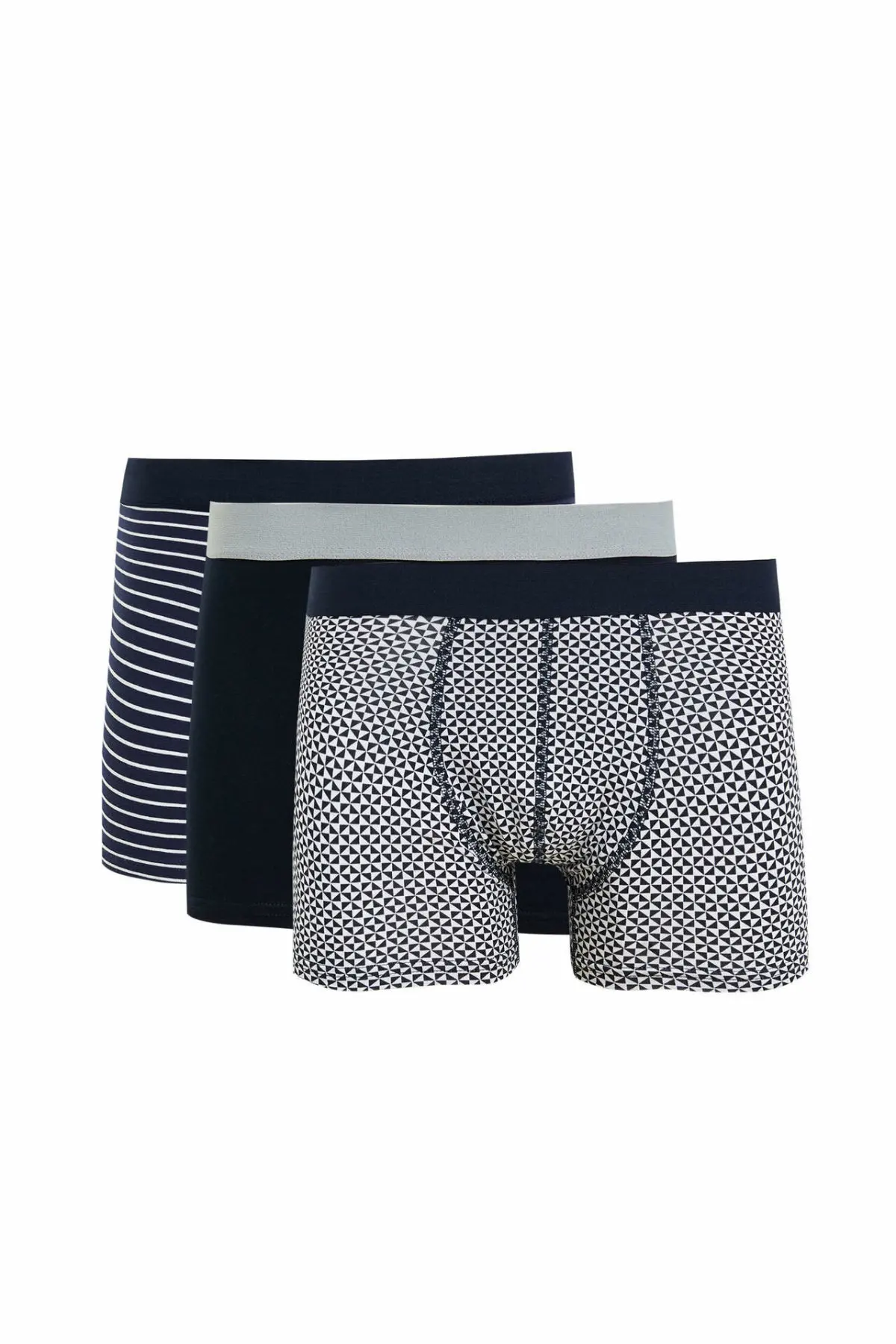 Дефакто Мужские Трикотажные боксеры мужские повседневные облегающие Дышащие