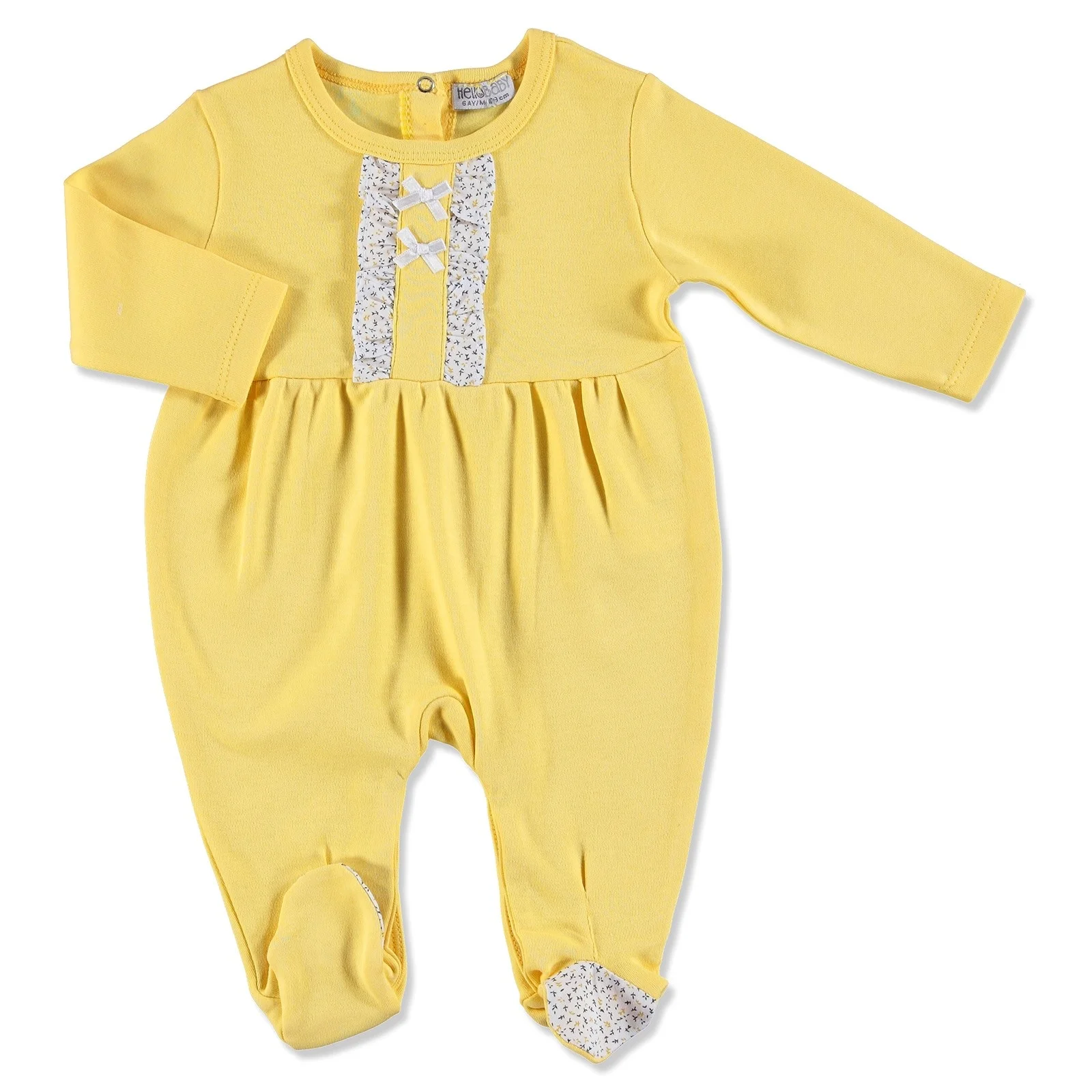 Ebebek HelloBaby/Детский комбинезон с желтыми цветами| |