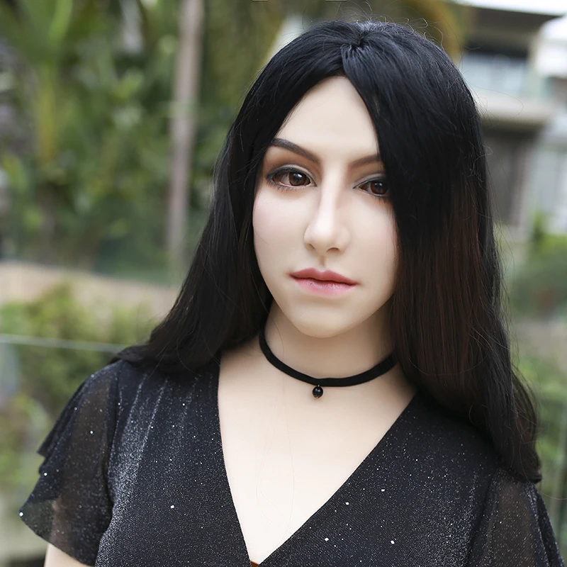 (Hathaway) реалистичное лицо человека кросс платье силиконовая полноголовая женское