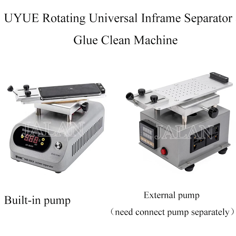 UYUE 948max-W lcd сепаратор машина Универсальная регулируемая нагревательная машина для удаления клея Внешний насос для ремонта телефона