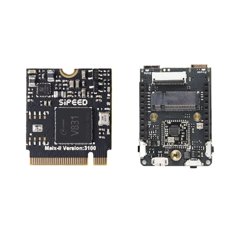 Док-станция Sipeed Maix-II M2 Allwinner v831 SOC глубокое обучение AI + IOT Linux 1080p Визуальная демонстрационная плата (art.: 3920ca67cdcec) - 3920ca67cdcec