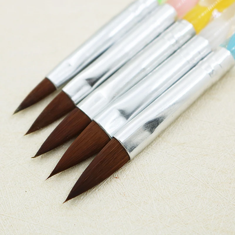 Набор кистей для рисования 5 шт./компл. в полоску гелевого покрытия ногтей |