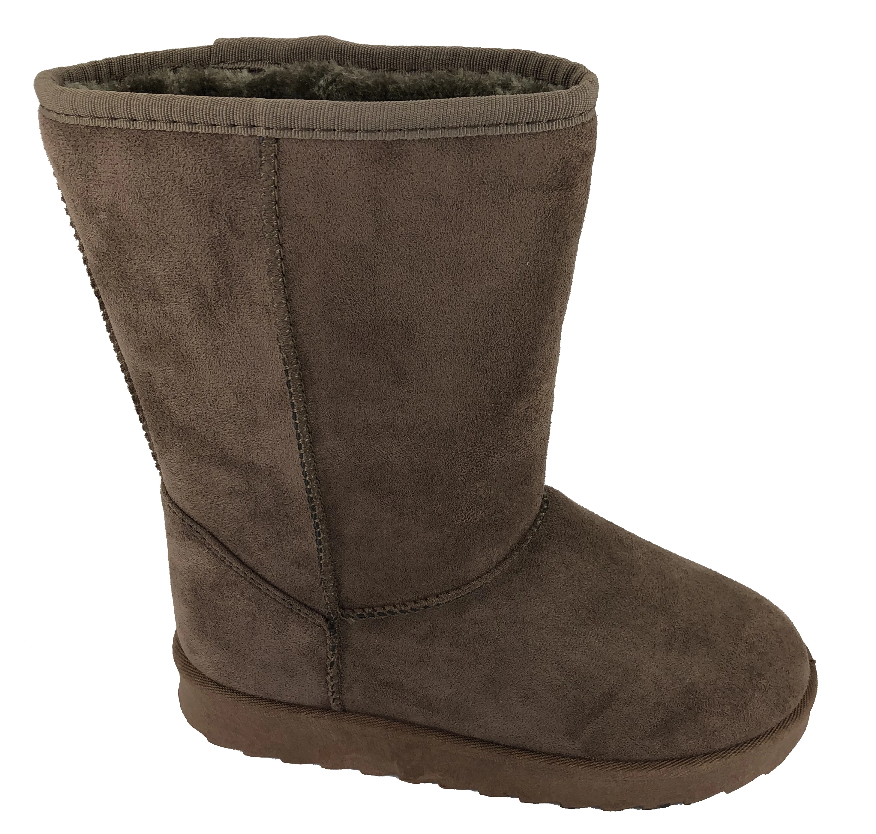 19548 Australian boot taupe color made of serraje, interior lining of hair with flexible sole and flat floor