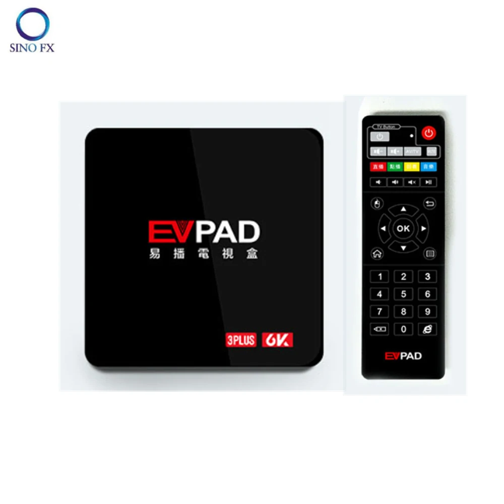 Evpad 3plus EVPAD 3 плюс Обновление 3D Blu-Ray Android tv BOX 2G32G с бесплатным ТВ Корейский Японский малайский SG CN HK TW Таиланд индонезийская Америка - Цвет: Evpad 3plus