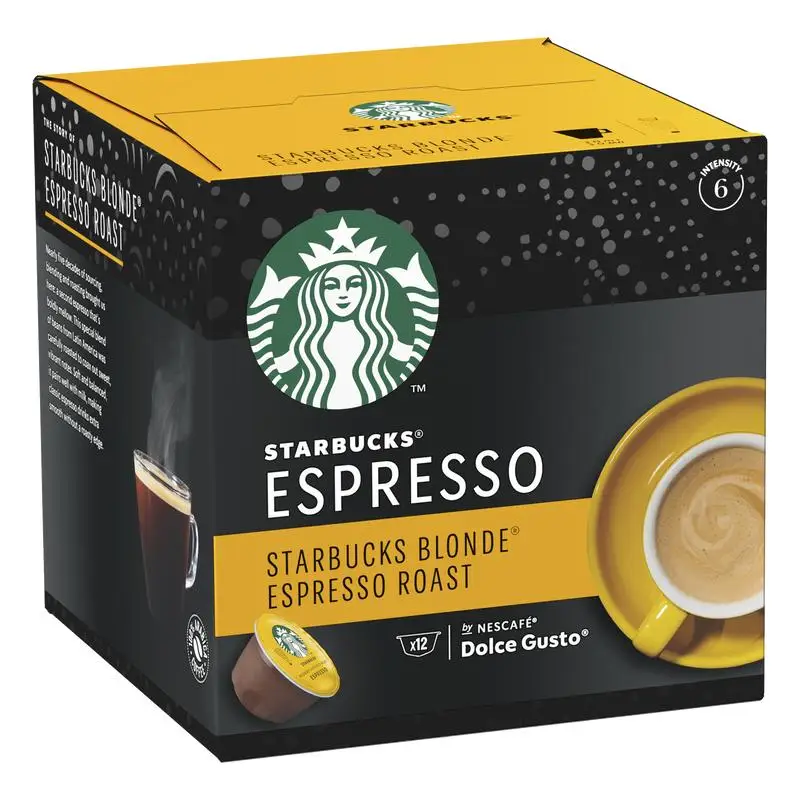Кофе в капсулах Nescafe Dolce Gusto STARBUCKS Blonde Espresso Roast 12 шт. | Продукты
