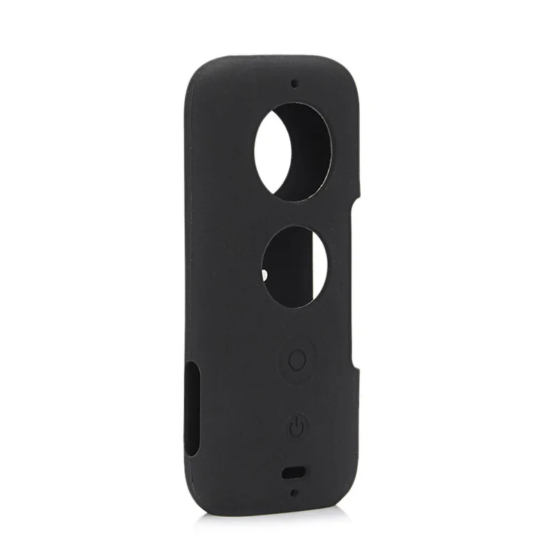 Силиконовый защитный чехол для экшн камеры Insta360 One X с защитной крышкой