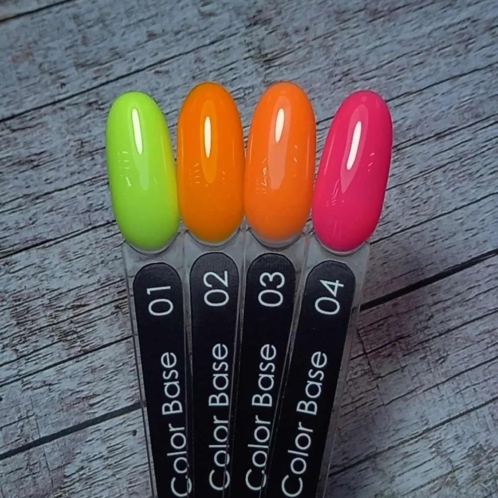 3Color Base ТМ AnnyProf Nails 10ml Цветное Неоновое Базовое Покрытие для ногтей праймер топ
