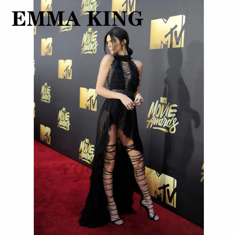 Сексуальные Кендалл Дженнер выше колена босоножки на высоком каблуке сапоги с