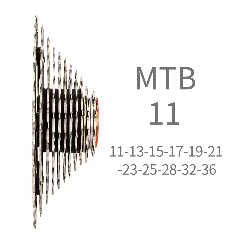 Кассета для горного и шоссейного велосипеда 11 скоростей 11-36T |