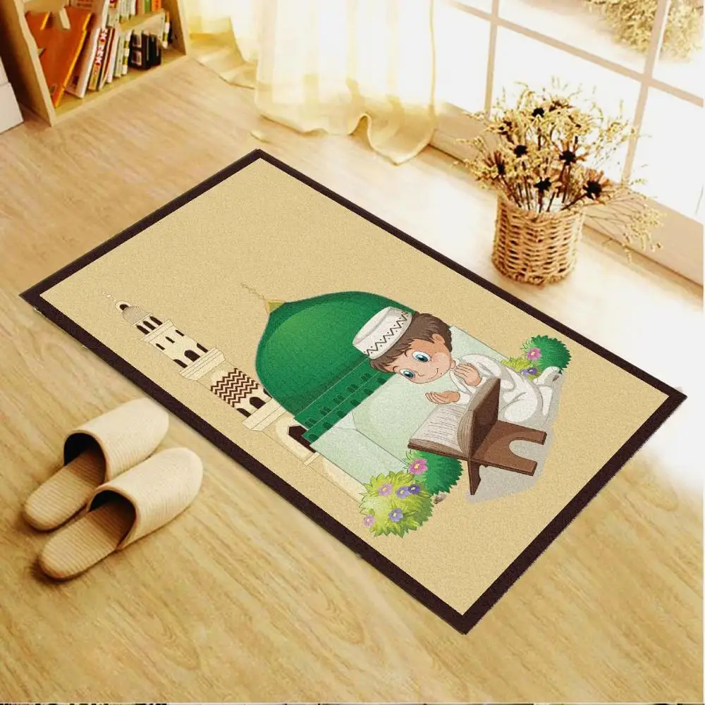 

Prayer Rug, Veronya Prayer Rug 26, Kid's Prayer Rug, Thick and Soft Prayer Rug