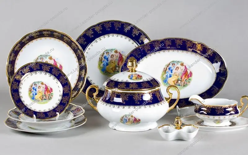 Table set Madonna cobalt Leander | Дом и сад