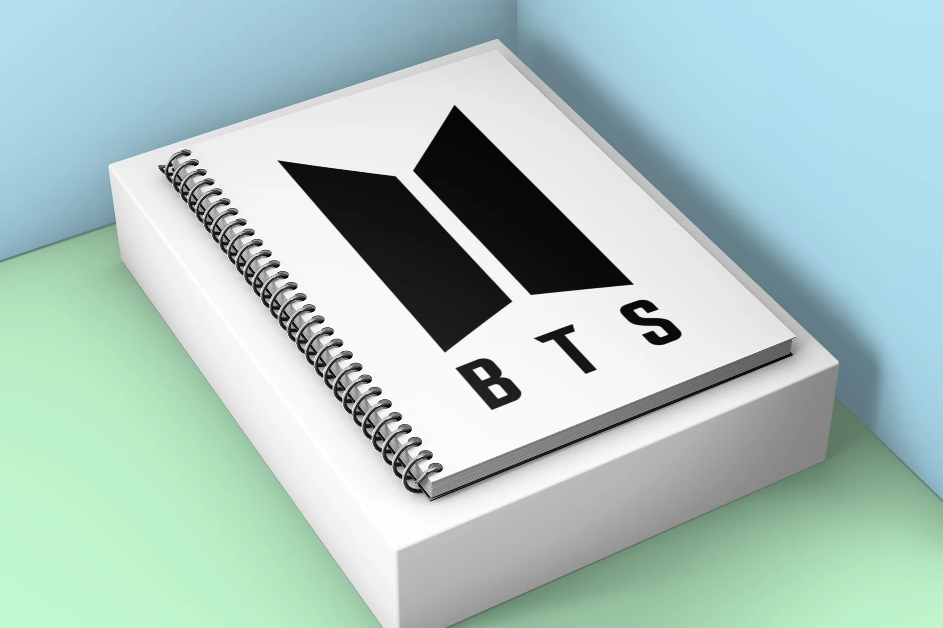 Скетчбук для рисования аниме BTS блокнот записей канцелярия бтс nb14_1 | Канцтовары