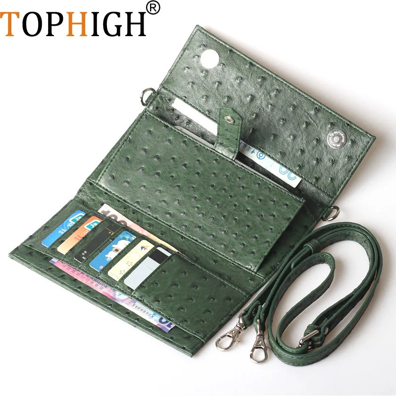 TOPHIGH кожаный женский клатч с узором страуса/питона вечерние сумки модная женская