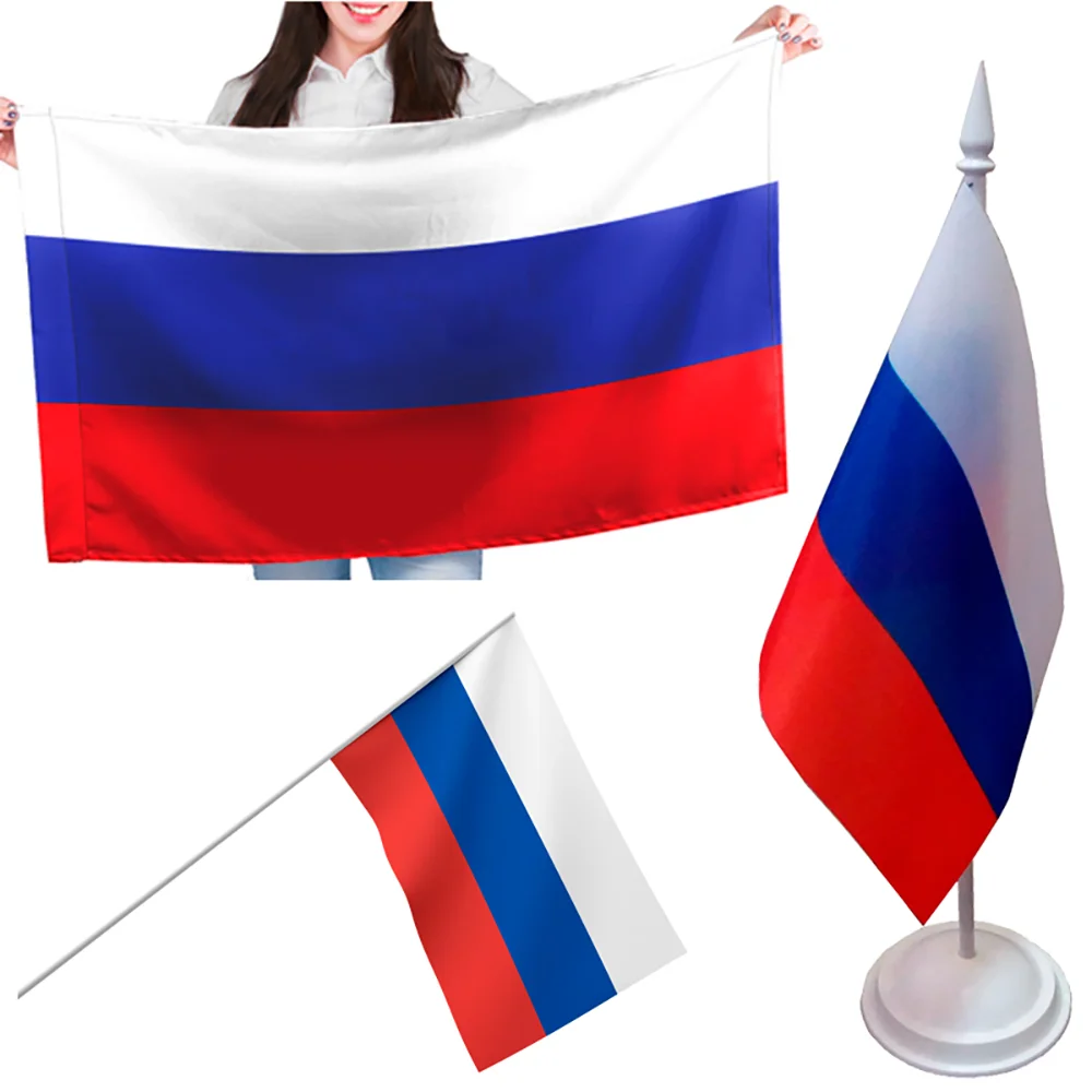 Флаг России РФ Российской Федерации Российский 70х105 см 14х22 | Дом и сад