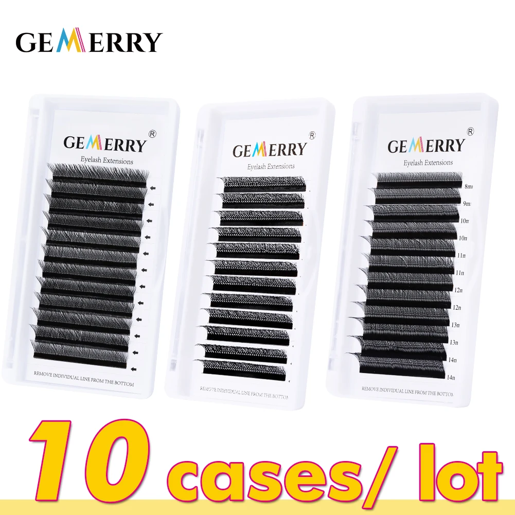 

10 Pcs YY Shaped Premade Fans Eyelash Extensions For Salon 0.05MM YY Lashes For Lash Artist Makeup Tools Wholesale Supplier