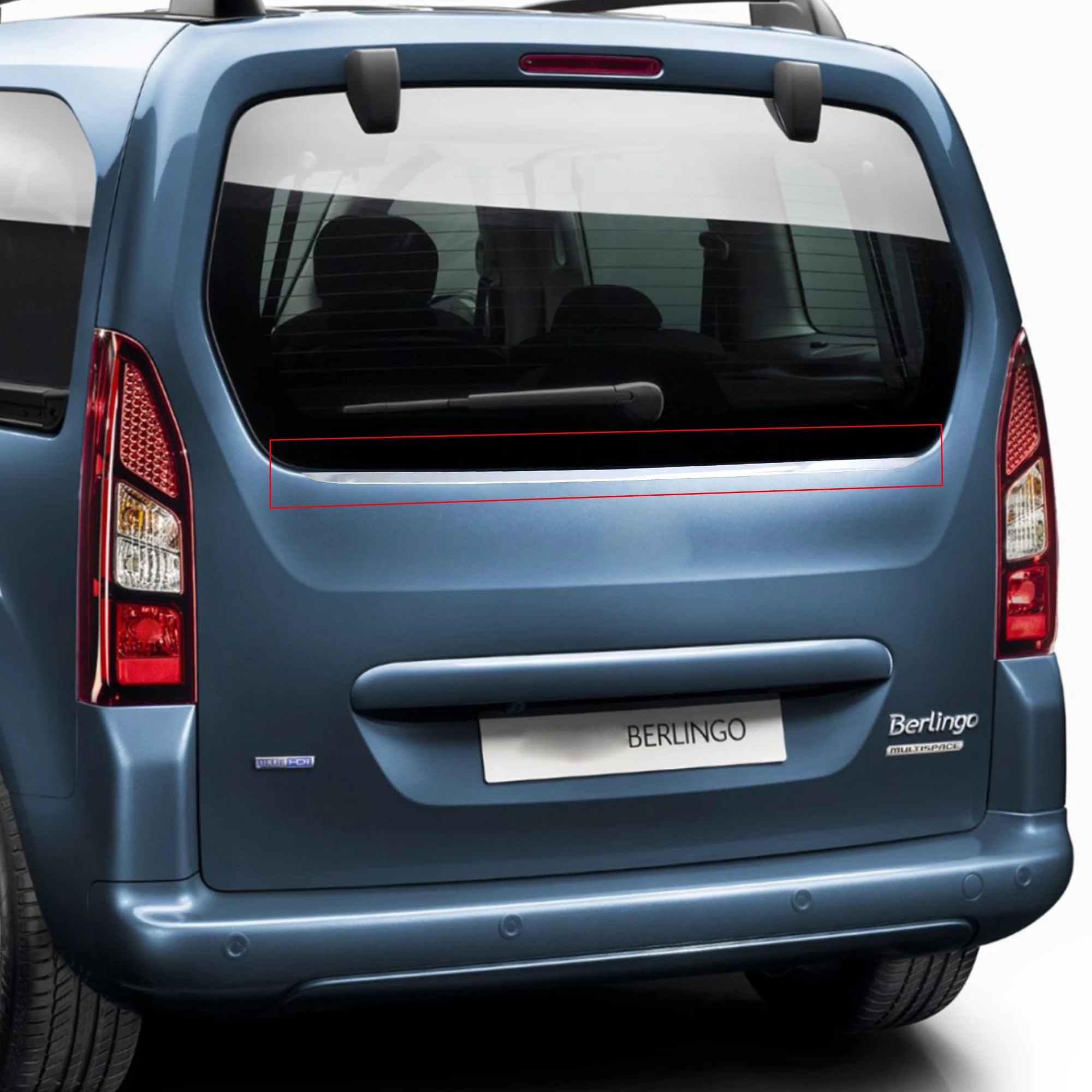 

Citroen Berlingo 2008-2018 хромированные задние окна под обшивкой из нержавеющей стали WN Inox WN-0010