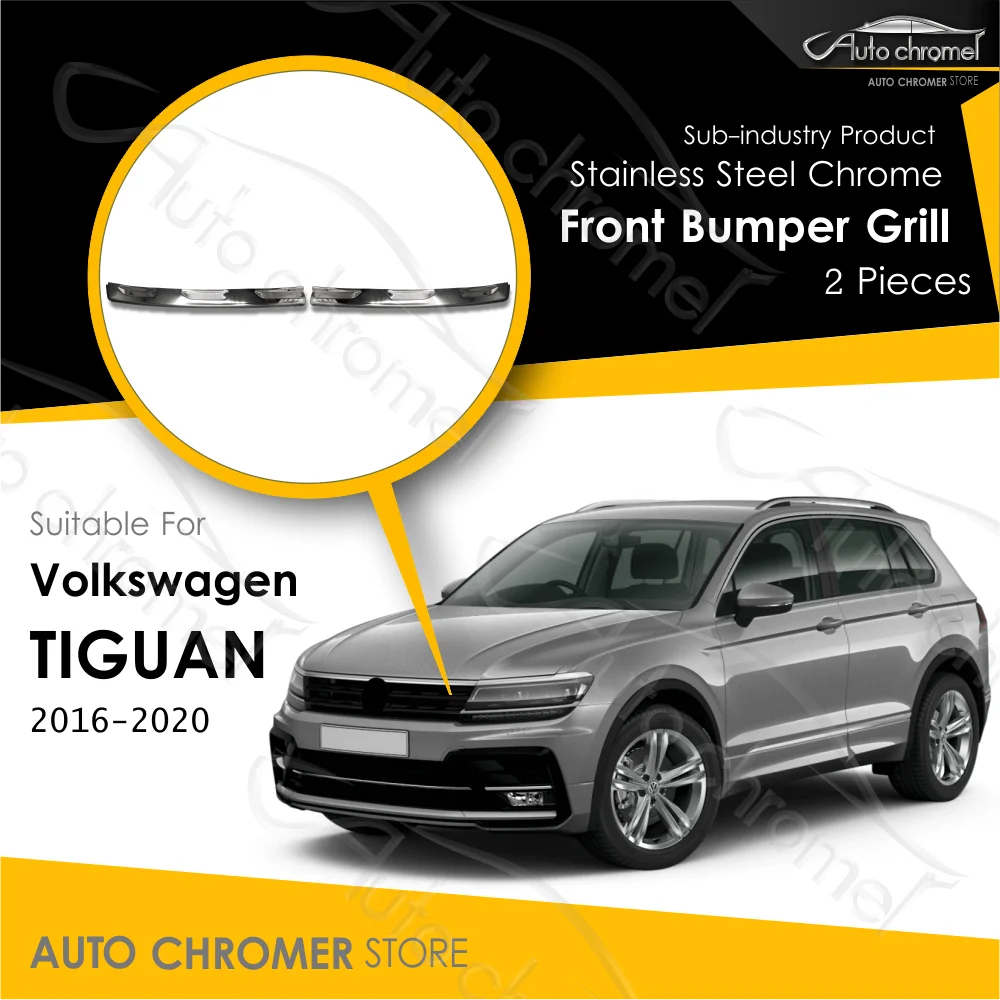Хромированные Запчасти для переднего гриля VW Tiguan 2016-2020 качественные
