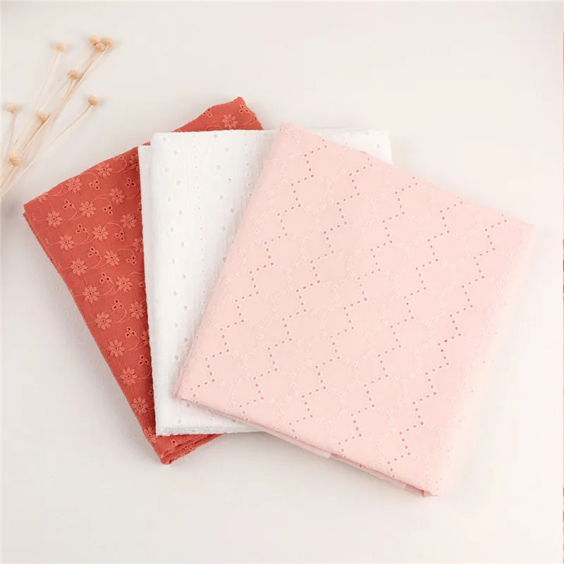 

Soft 100% Cotton Fabric Pure Natural Eco DIY Clothes Patchwork Sewing Material Wholesale 145x45cm