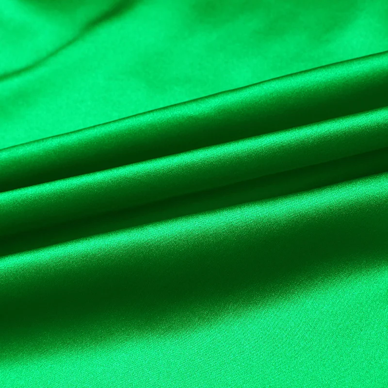

16mm 114cm(45") width silk charmeuse 100% silk satin emerald-green color for silk ribbons silk scarf NO.21