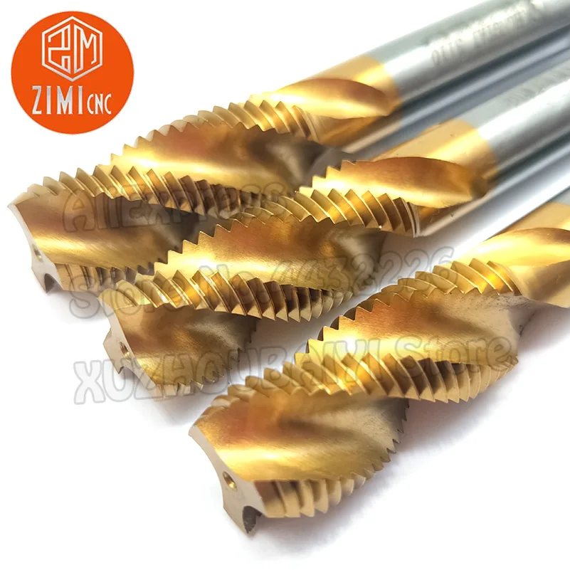 Сверло для крана M14 * 1.5 титановое покрытие спиральная обработка из нержавеющей