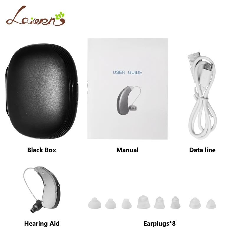 Перезаряжаемый мини слуховой аппарат звуковые усилители Audifonos беспроводные