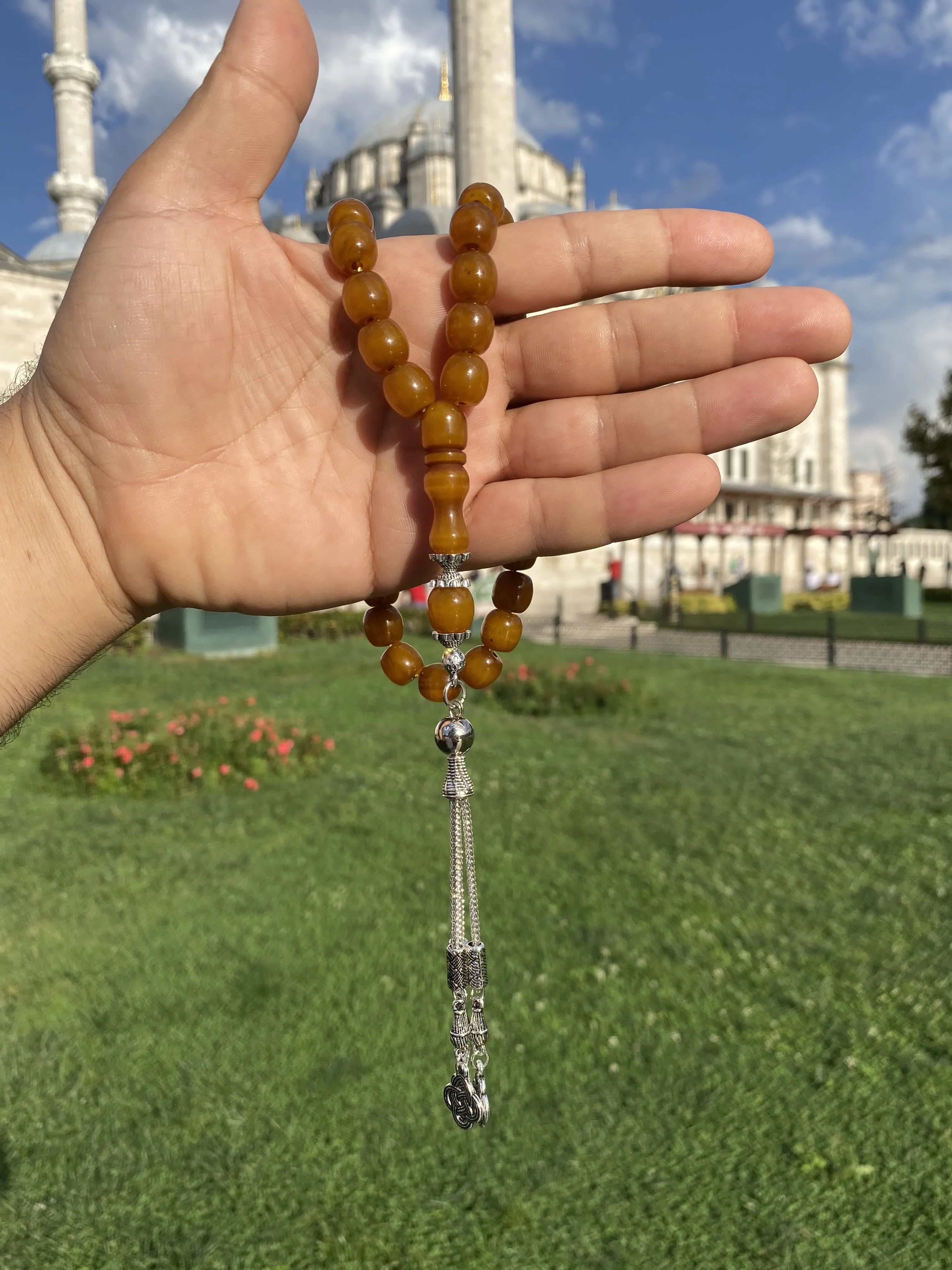 İslam Ottoman Kahraman Faturan German Cherry Amber Sandalous Misbaha Rosary Free Shipping Tasbih Tesbih İslamic Arabic Gift #36F