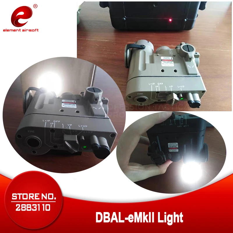 Element Airsoft DBAL тактический флэш-светильник Armas светильник DBAL-EMKII IR красный лазер Led Softair DBAL-D2 оружейный пистолет светильник EX328