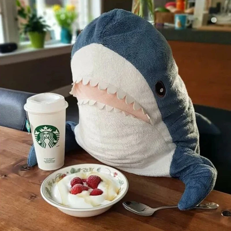 Акула Икеа Блохэй мягкая игрушка 60/70 см плюшевые игрушки подушка обнимашка акула