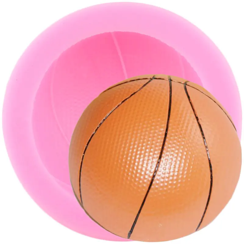 Mini Football Basketball Golf Silicone Mold Baby Party Cupcake Topper Fondant Cake Decorating Tools Clay Candy Chocolate Mould | Дом и сад
