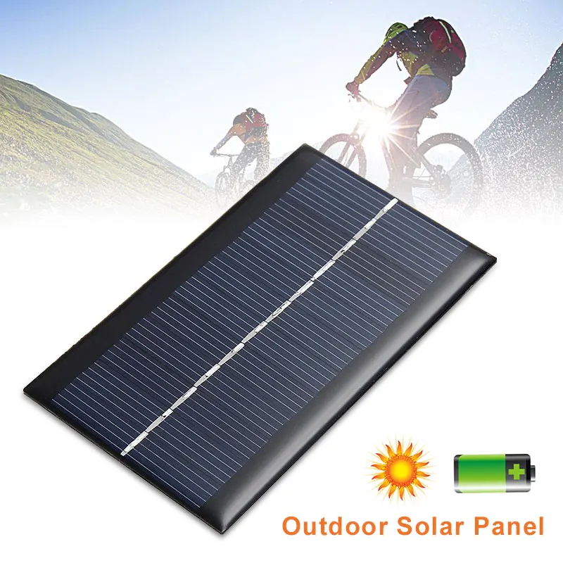 

Solar Panel 6V 1W 110*60*2.5mm Mini Solar System DIY For Battery Cell Phone Chargers Portable Solar Cell For home lighting