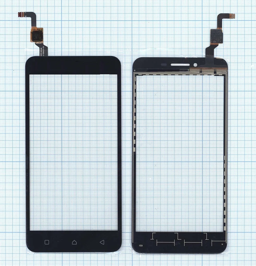 Сенсорное стекло (тачскрин) для Lenovo Lemon 3 (K32C36) черное | Mobile Phone LCD Screens