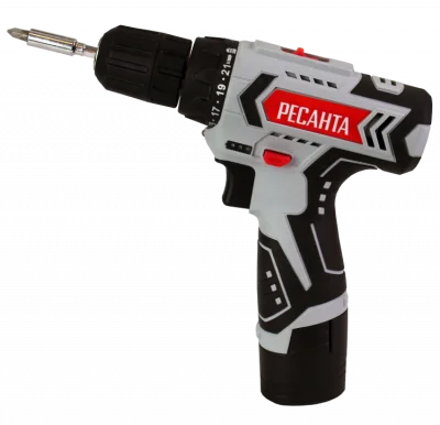 Дрель-шуруповерт аккумуляторная ДА-12-2Л Ресанта | Инструменты