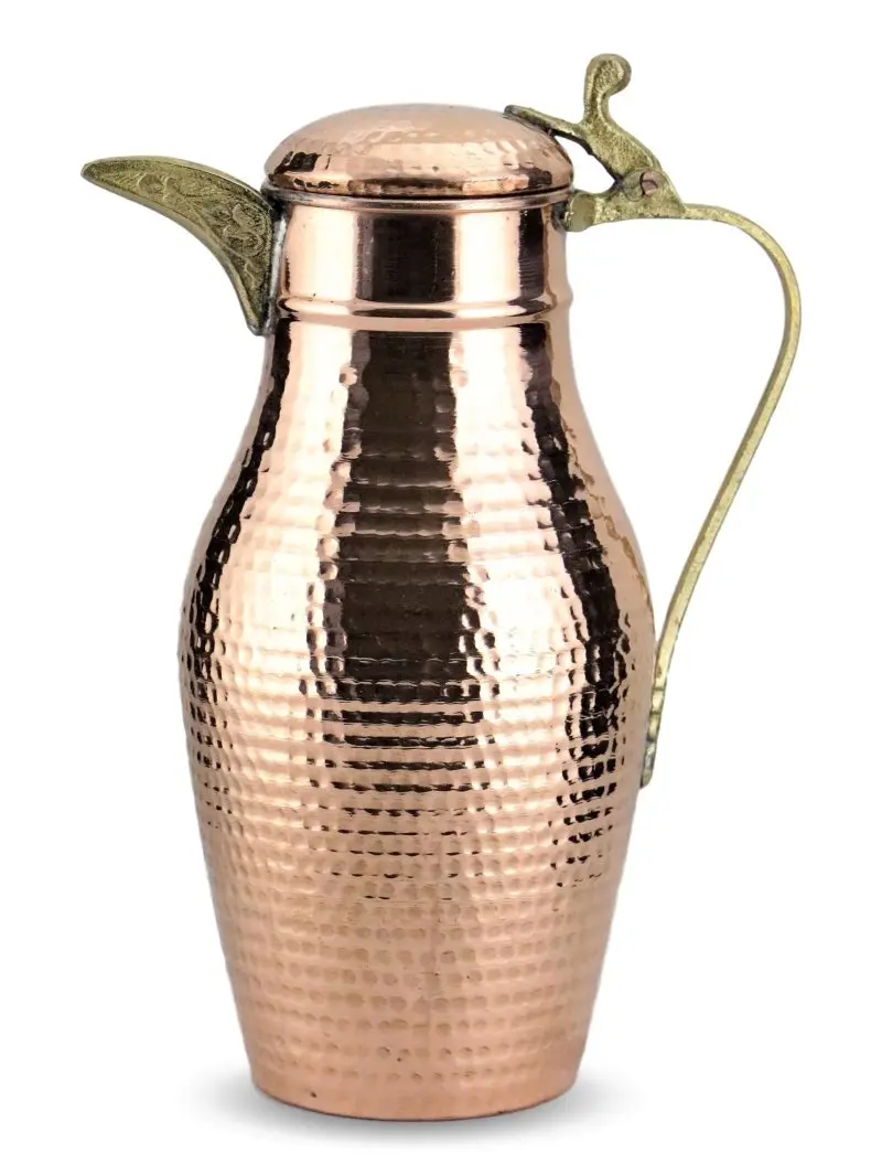 Сонаймедный кувшин из чистой меди ручной работы 1 6 л для воды здоровья|Кувшины| |