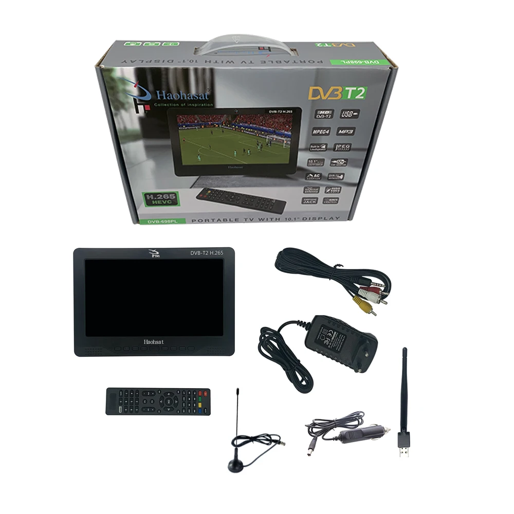 

Haohsat DVB-T T2 TV HD ATSC 10,1 Full-view