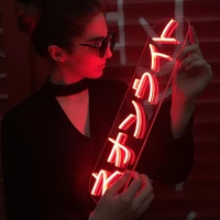 custom japanese characters neon sign led flex letter board wall hanging decoration please contact seller before ordering