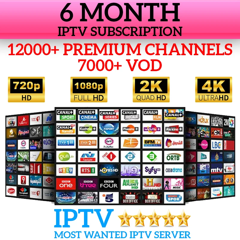 

{6 MONTH IPTV 180 DAYS IP TV SUPBSCRIPTION (READ DESCRIPTION)}