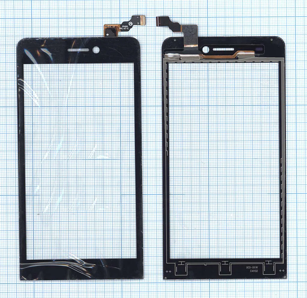 Сенсорное стекло (тачскрин) для Highscreen Spider черное