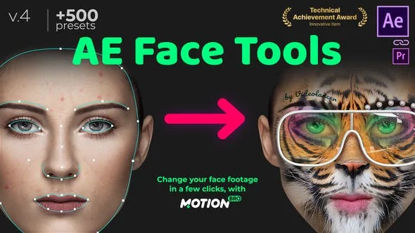 

Videohive Face Tools V4.1 For AFTER EFFECTS
