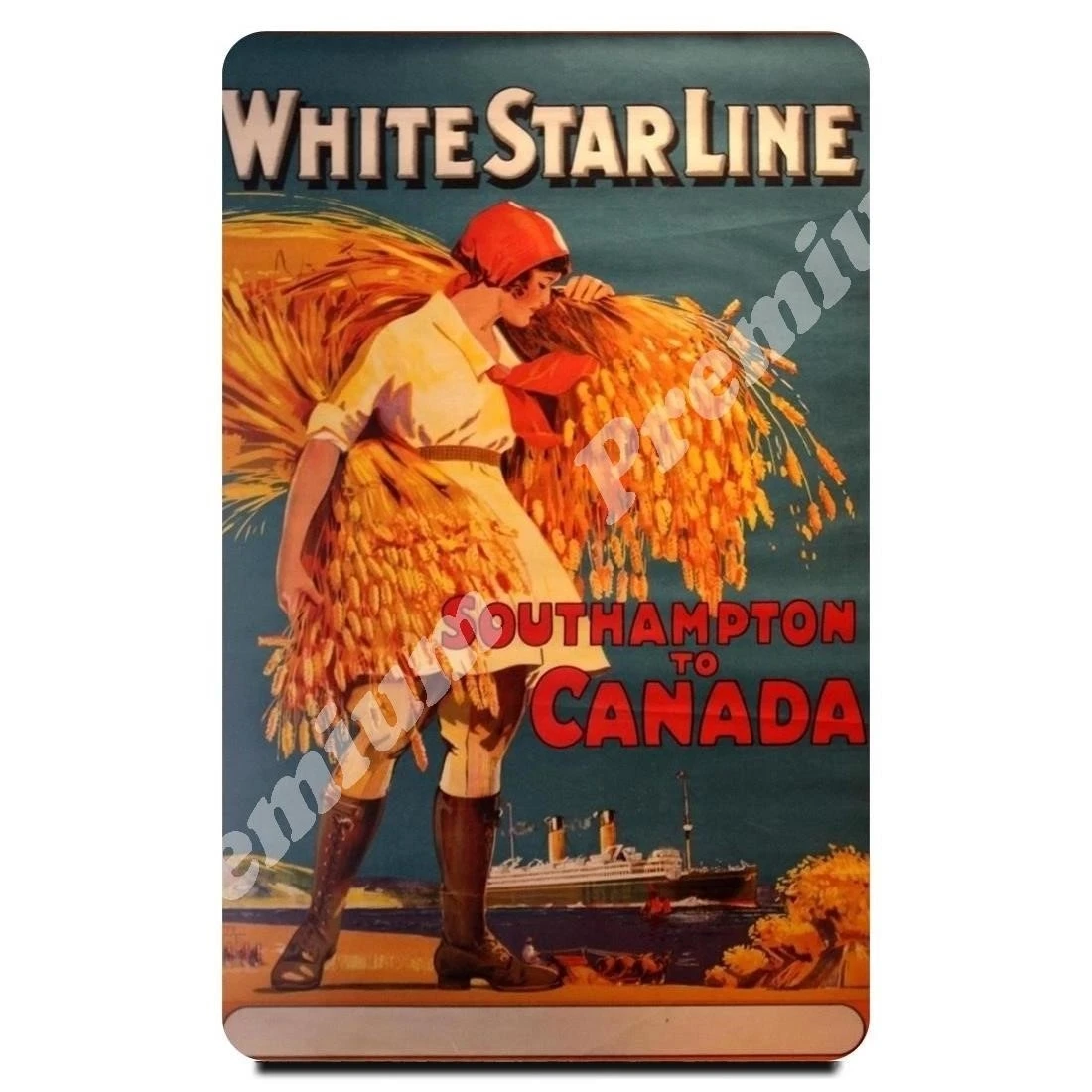Канада Сувенирный магнит Винтажный туристический плакат | Дом и сад