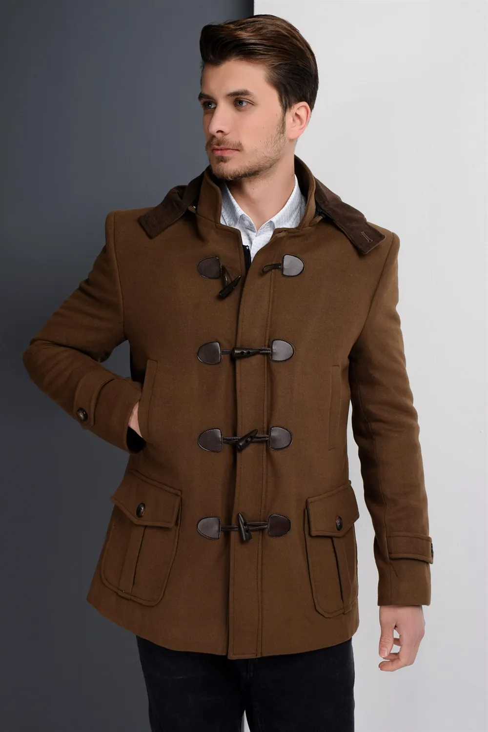 PLT8379 Пальто DEWBERRY CAMEL|Мужские пальто| |