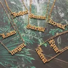 Золотые заполненные старые английские Знаки зодиака 12 Созвездие Подвеска Ожерелье для женщин подарок на день рождения из нержавеющей стали женское колье