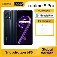 realme pro Smartphone 6 6    8 128GB Qualcomm Snapdragon 695120Hz Display Triple Camera Mobile Phone