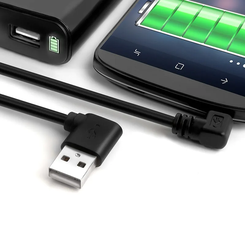 GCR Угловой кабель для зарядки телефона micro USB cable for Samsung Honor Nokia ZTE провод смартфона