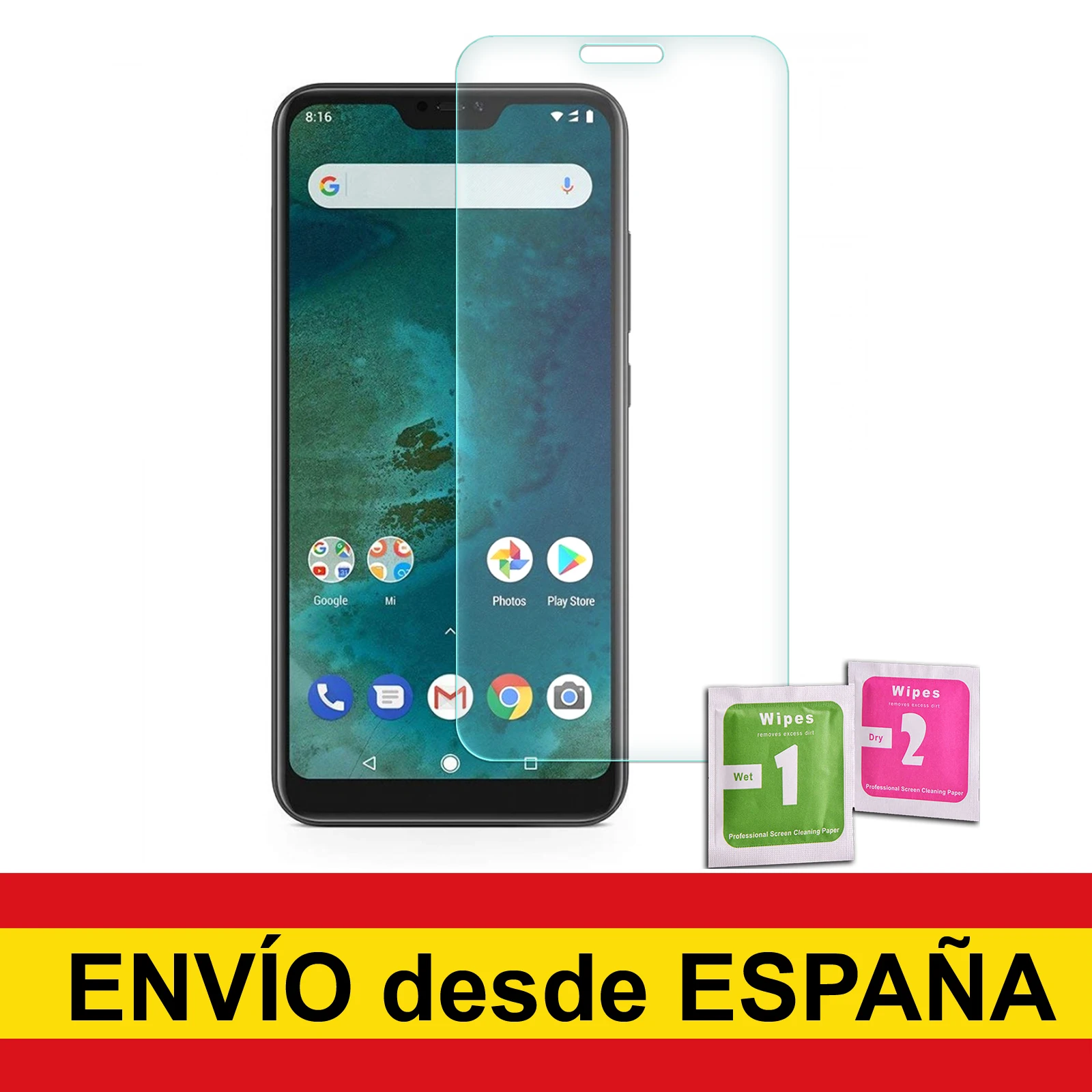 Tempered glass screen Protector for XIAOMI MI A2 LITE / REDMI PRO Premium quality 9H 0.33mm