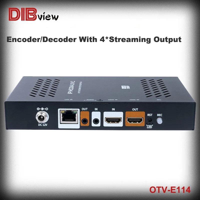 OTV-E114 NDI HX HTTP RTMP RTSP мультимедийная трансляция в прямом эфире видео потоковое Youtube