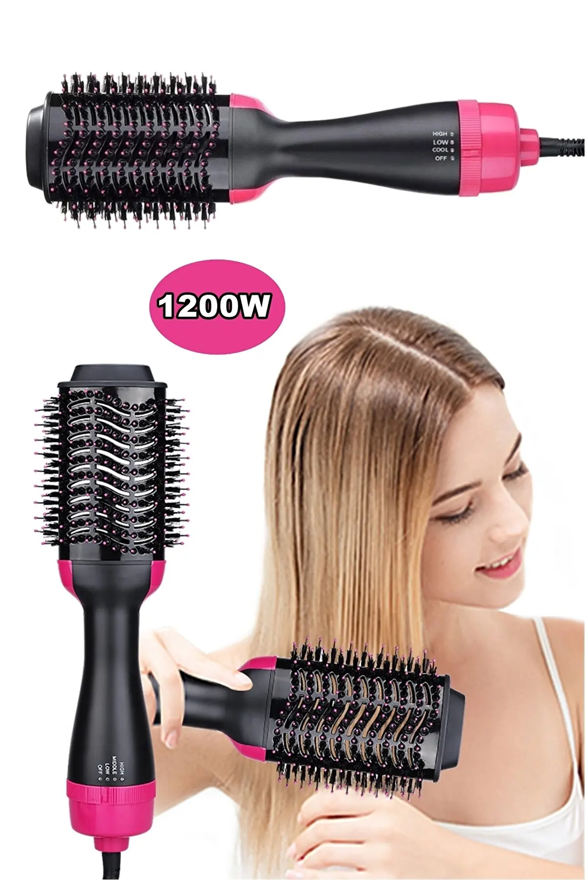 Phone Stepper 1200w Serica Turbo Hair Styler And Hair Straightener Blow Dryer 3 in1 Plus Elite PHONE-Step-NEW