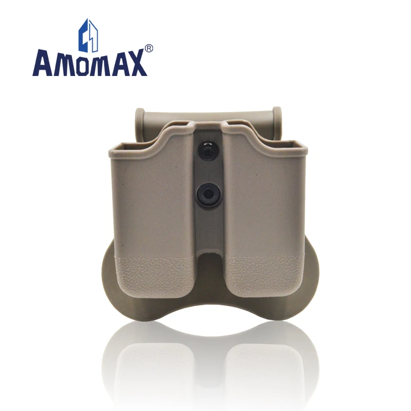 Двойной мешочек для журналов Amomax подходит Glock 17/18/19 и Tokyo Marui WE KJW KSC KWA ISSC Глок