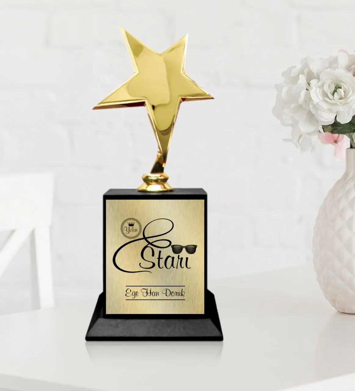 

Personalized Star Figured Prize Cup-22 cm.