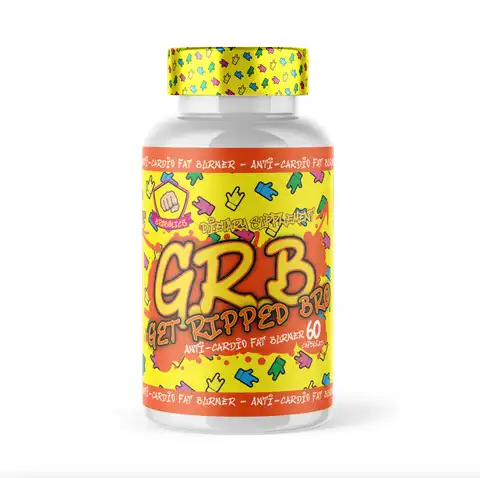 Жиросжигатель Get Ripped Bro (GRB) 60 капсул Brobolics (препарат для похудения)